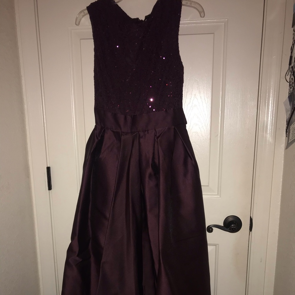 Beautiful purple long formal dress